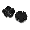 Natural Obsidian Carved Clover Display Decorration GG-CBA6D08-D06-2