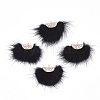 Faux Mink Fur Tassel Pendant Decorations FIND-T040-20-1