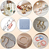 2Pcs Microfiber Cloth Jewelry Storage Bags with Brass Button ABAG-BBC0001-17A-02-5
