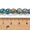 Handmade Dichroic Foil Glass Beads Strands DICH-U001-02G-4