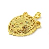 Real 18K Gold Plated Brass Pendants KK-L209-023G-2