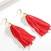 Boho Seed Bead Tassel Earrings EJEW-Z072-03A-1
