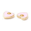 Rack Plating Eco-friendly Brass Enamel Charms KK-D073-04G-03-NR-3