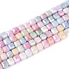 Anti-Tarnish Electroplate Glass Beads Strands GLAA-T025-3mm-10A-1