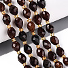 Natural Orange Garnet Beads Strands G-N342-53-8x6-05-1