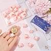 30Pcs Opaque Acrylic Beads MACR-SC0001-60C-3