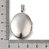 316 Stainless Steel Locket Pendants STAS-C123-01B-P-3