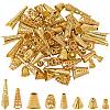 80Pcs 8 Styles Alloy Bead Cone & Bead Caps FIND-SP0020-74-1