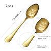 Stainless Steel Spoons Set AJEW-WH0253-008-2