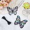 Butterfly Iron Big Pendants IFIN-CN0001-05-4