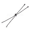 Rack Plating Adjustable Brass Slider Bracelet Making MAK-R025-02GB-2