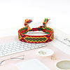 Polyester Braided Rhombus Pattern Cord Bracelet FIND-PW0013-004A-03-1