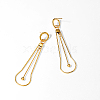 Stainless Steel Dangle Stud Earrings for Women PR2082-1