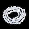 Electroplate Imitation Jade Glass Beads Strands EGLA-Q139-01A-B01-2