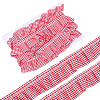 5Yards Polyester Wrinkle Ribbons OCOR-HY0001-80C-1