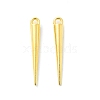 Tibetan Style Alloy Spike Pendants TIBEP-A16461-G-RS-1