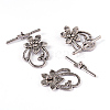 Tibetan Style Alloy Toggle Clasps X-LF0677Y-1