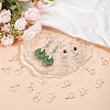 36Pcs Brass Screw On Clip-on Earring Findings KK-SP0001-18S-4