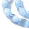 Macaron Color Natural Selenite Beads Strands G-B102-A01-07-3