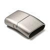 Matte 304 Stainless Steel Magnetic Clasps STAS-K007-34-1