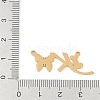 304 Stainless Steel Pendants STAS-L279-002G-K-3
