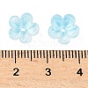 Dyed & Heated Glass Bead Caps GLAA-C042-01E-3
