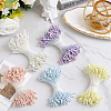 5 Bundles 5 Colors Gypsum with Cotton Cord Artificial Flower Core DIY-GF0014-07A-4