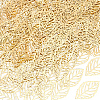 200Pcs Iron Filigree Hollow Pendants IFIN-SC0002-05-7