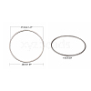 Tarnish Resistant 304 Stainless Steel Linking Ring STAS-T047-15C-2