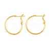Brass Hoop Earrings KK-I665-26B-G-1