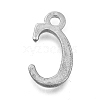 Alloy Letter Pendants LS-PALLOY-J718-01C-C-2