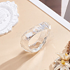 Transparent Resin Bangles for Women BJEW-WH0016-106-2