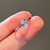 925 Sterling Silver with Cubic Zirconia Finger Rings FS-WGFD4D7-02-3
