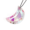 Moon Glass Suncatchers HJEW-Z009-01B-02-2