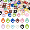 50Pcs Baking Paint Acrylic Pendants OACR-TA0004-83D-2