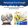 6Pcs Christmas DIY Diamond Painting Sticker Kits PW-WGAF467-01-4