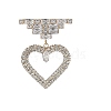 Alloy Rhinestone Brooch for Backpack Clothes PW-WG41184-02-1