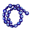 Handmade Evil Eye Lampwork Beads Strands LAMP-N029-009C-3