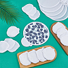 Nylon Foldable Flying Disc or Fan with Storage Bag Assortment AJEW-WH0696-154A-4