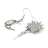 Alloy Resin Dangle Earrings EJEW-JE06370-03-3