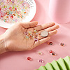 120Pcs 8 Colors Transparent Glass Beads GLAA-CW0001-05-8