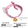 304 Stainless Steel Pendant Printed Scarf Necklaces FS-WGD2FA8-05-1