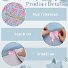 20Pcs Bowknot Embroidery Cloth Iron On/Sew On Patches DIY-FG0007-64A-3