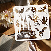 PET Hollow Out Drawing Painting Stencils DIY-WH0391-0581-3