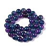 Dyed Natural White Jade Beads Strands G-T138-10mm-210-20-2