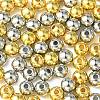 100Pcs 2 Colors CCB Plastic Beads CCB-CJ0001-08-4
