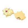 Real 18K Gold Plated Vacuum Plating 304 Stainless Steel Pendants STAS-L278-028G-01-2