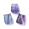 Carved Natural Fluorite Beads G-J387-33-1