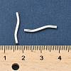Brass Wavy Tube Beads KK-H532-36A-S-3