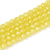 Imitation Jade Glass Beads Strands GLAA-T028-4mm-11J-1